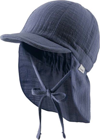 Sterntaler - Kid's Schirmmütze Nacken Uni Cotton - Cap Gr 43 cm blau