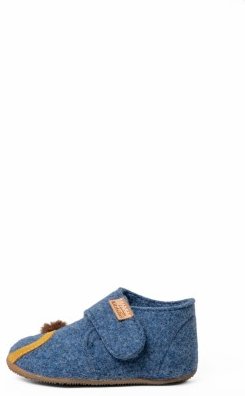 Living Kitzbühel - Kid's Lutz Löwe Klettschuh - Hausschuhe Gr 22 blau