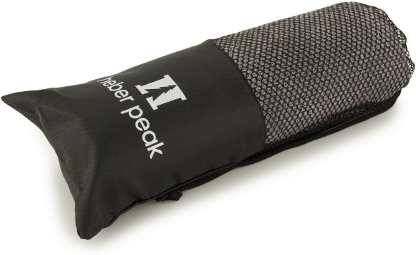 Heber Peak - PignoliaHe. Terry Lite - Mikrofaserhandtuch Gr 60 x 120 cm grau