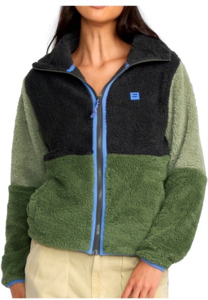Thumbnail - Billabong - Women's Switchback Zip Fleece - Fleecejacke Gr L oliv