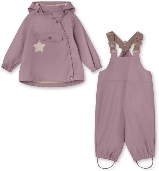 Mini A Ture - Kid's Matwainis Rain Set - Regenset Gr 74 rosa
