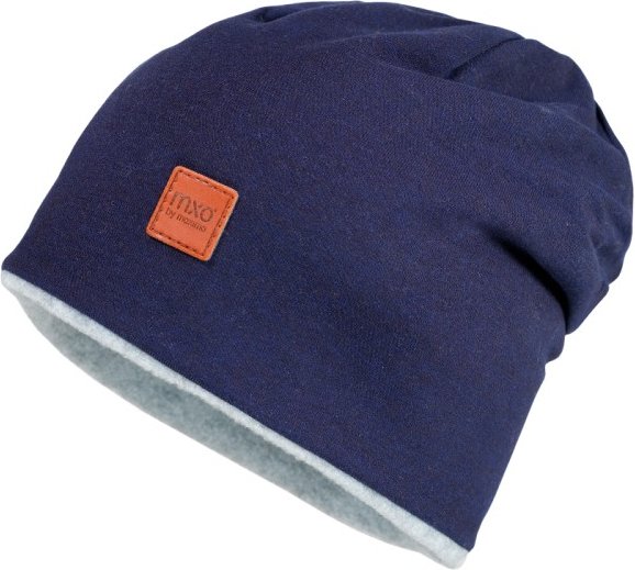 Thumbnail - maximo - Kid's Beanie short reversible - Mütze Gr 51-53 cm blau
