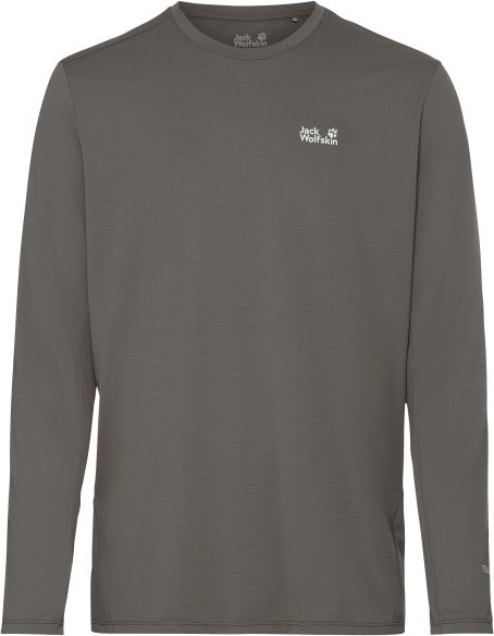 Jack Wolfskin - Prelight Suncool L/S - Funktionsshirt Gr M grau