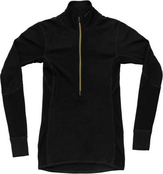 Devold - Women's Wool Mesh 190 Zip Neck - Merinounterwäsche Gr M schwarz