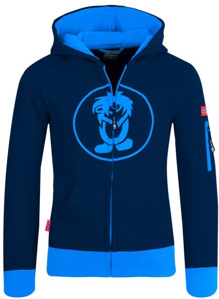 Trollkids - Kids Sortland Jacket - Hoodie Gr 92 blau