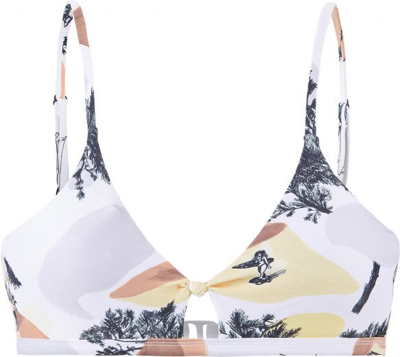 Picture - Women's Kalta Print Triangle Top - Bikini-Top Gr XS weiß