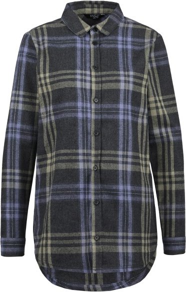 Stoic - Women's MMXX.Storuman Hemp Flannel Shirt - Hemd Gr M grau