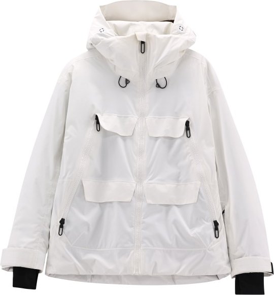 CMP - Women's Jacket Fix Hood with Chest Pockets - Skijacke Gr XXS grau/weiß