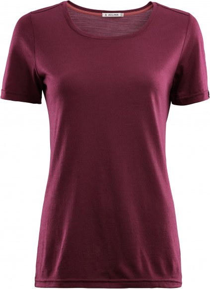 Aclima - Women's LightWool - Merinoshirt Gr XL rot
