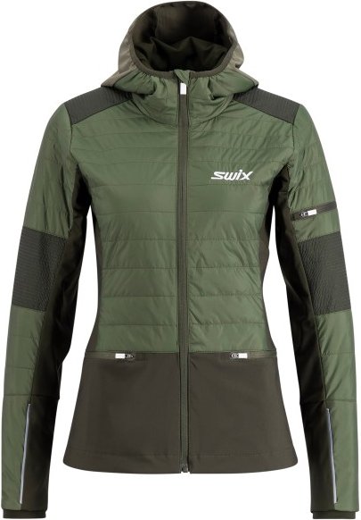 Thumbnail - Swix - Women's Horizon Jacket - Langlaufjacke Gr M oliv