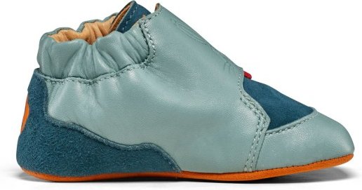 Affenzahn - Kid's Krabbelschuh Leder Crawly - Barfußschuhe Gr 22/23 türkis