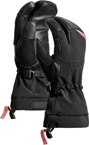 Ortovox - Women's Merino Freeride 3 Finger Glove - Handschuhe Gr M schwarz