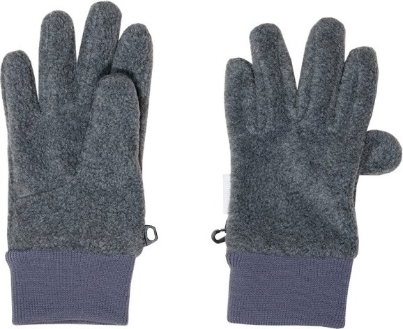 Thumbnail - maximo - Kid's Fingerhandschuhe Fleece mit Strickbündchen - Handschuhe Gr 4 blau