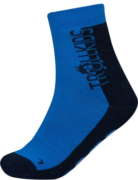 Trollkids - Kid's Anti Slip Socks - Hüttenschuhe Gr 27-30 blau