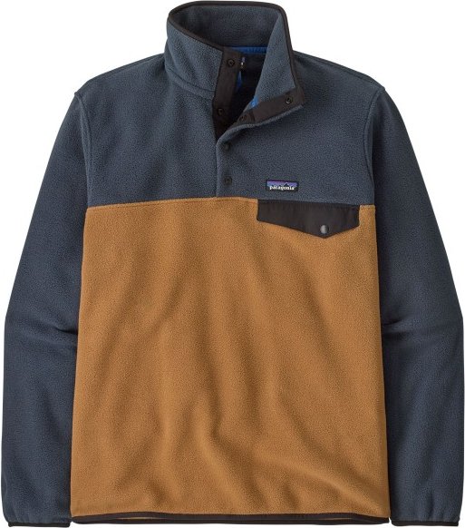 Thumbnail - Patagonia - Lightweight Synch Snap-T P/O - Fleecepullover Gr M braun/blau