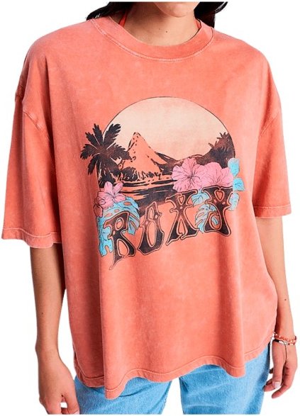 Roxy - Women's Talloversize Washed - T-Shirt Gr XL rot