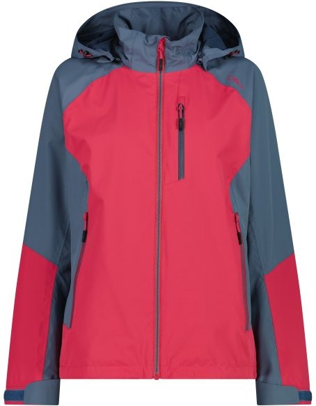 CMP - Women's Ripstop Jacket Zip Hood - Regenjacke Gr 34 rot