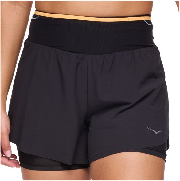 HOKA - Women's Skyglide Trail Short - Laufshorts Gr XL grau