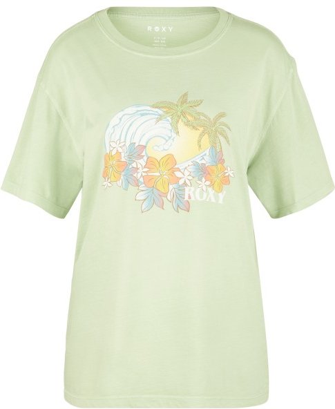 Roxy - Women's Sunnyoversize Enzyme Wash - T-Shirt Gr M grün