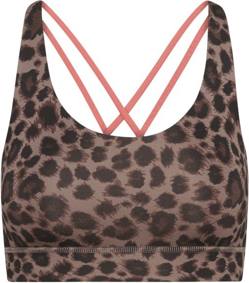 Hey Honey - Women's Criss-Cross Bra Leo - Sport-BH Gr M braun