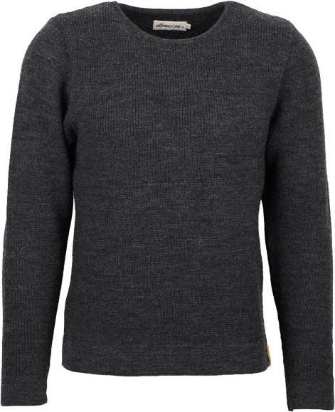 Thumbnail - Albmerino - Pullover Maltum - Wollpullover Gr M schwarz/grau