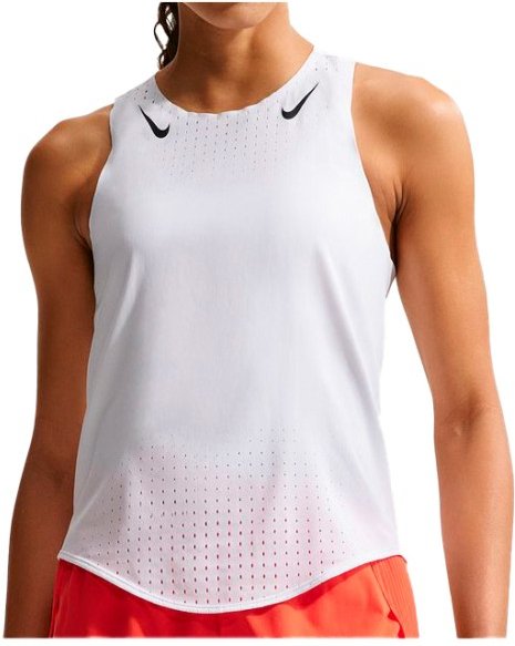 Nike - Women's AeroSwift Dri-FIT ADV Running Singlet - Laufshirt Gr S weiß