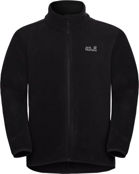 Jack Wolfskin - Kid's Vertigo Fleece Jacket - Fleecejacke Gr 128 schwarz