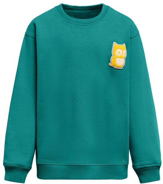 Namuk - Kid's Macem Pullover Big Owl - Pullover Gr 104/110 türkis