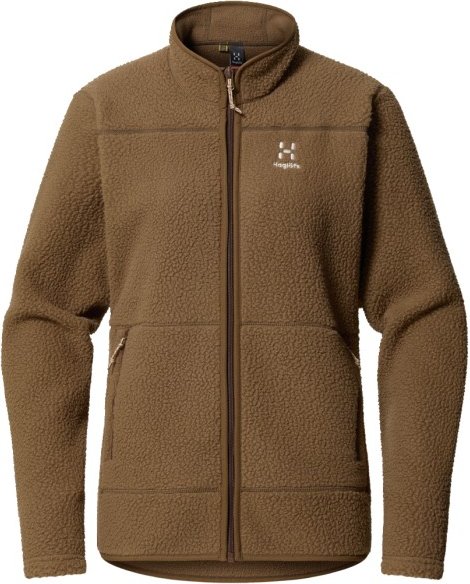 Haglöfs - Women's Mossa Pile Jacket - Fleecejacke Gr L braun