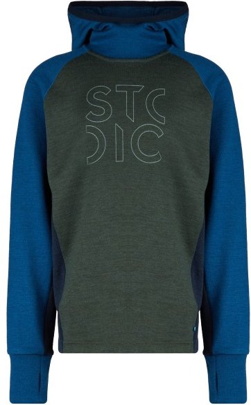 Stoic - Kid's Merino260 StadjanSt. Hoody - Merinohoodie Gr 104 blau