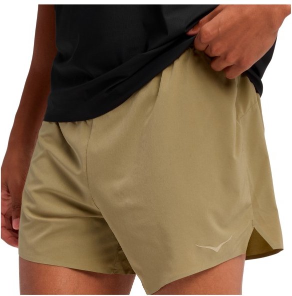 HOKA - Glide 5'' Short w/ Brief - Laufshorts Gr S beige