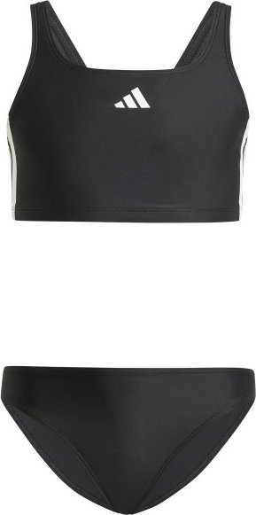 adidas - Kid's 3 Stripes Bold Bikini - Bikini Gr 104 schwarz