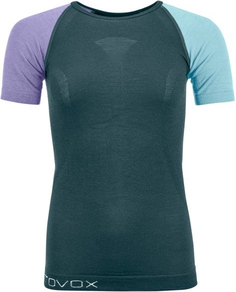 Ortovox - Women's 120 Comp Light Short Sleeve - Merinounterwäsche Gr L blau