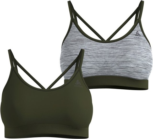 Odlo - Women's Seamless Low Sport Bra - Sport-BH Gr L oliv