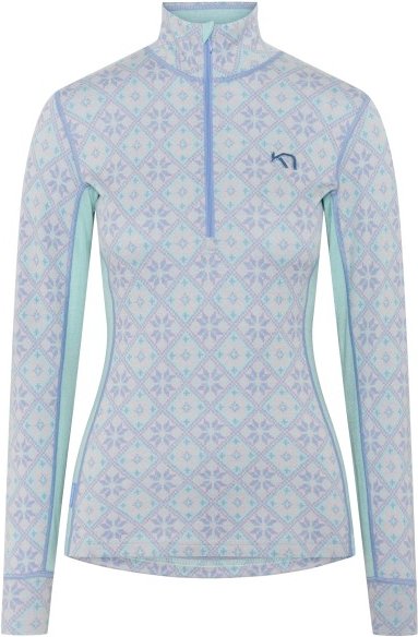 Kari Traa - Women's Rose Half-Zip - Merinounterwäsche Gr L grau