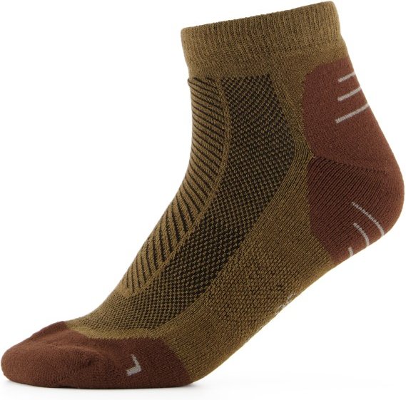Thumbnail - Alpacasocks&Co - Lyocell Tech Ankle - Multifunktionssocken Gr 39-42 braun