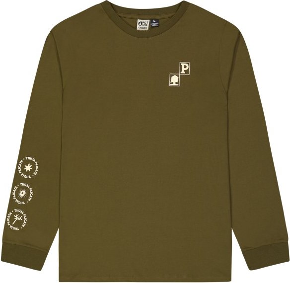 Picture - Pembroke L/S Tee - Longsleeve Gr L oliv