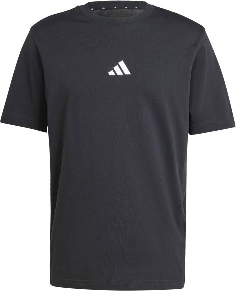 adidas - Essentials Small Logo Single Jersey Tee - T-Shirt Gr 3XL grau