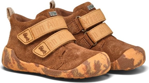 Affenzahn - Kid's Lauflerner Übergangsschuh Leder Talky - Barfußschuhe Gr 25 braun