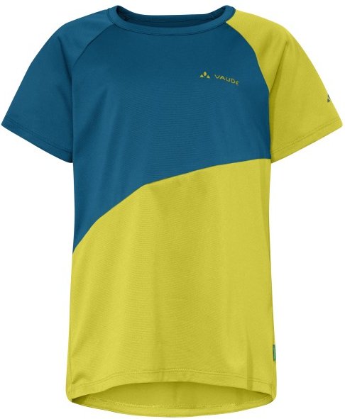Vaude - Kid's Moab T-Shirt II - Funktionsshirt Gr 110/116 gelb/blau