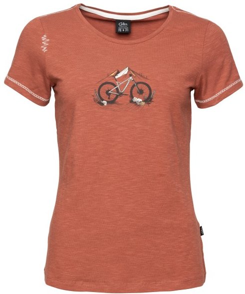 Chillaz - Women's Gandia Mountainbike Flowers T-Shirt - T-Shirt Gr 40 rot