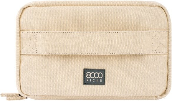8000Kicks - Toilet Bag V2 - Kulturbeutel Gr One Size beige