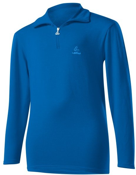 Löffler - Kid's Midlayer Transtex - Fleecepullover Gr 152 blau