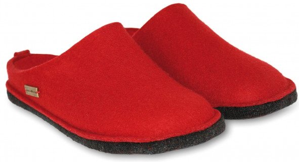 Haflinger - Soft - Hüttenschuhe Gr 38 rot