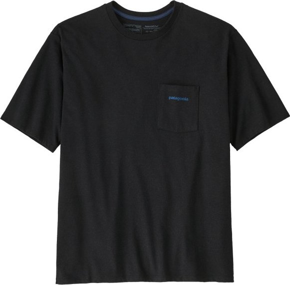 Patagonia - Boardshort Logo Pocket Responsibili-Tee - T-Shirt Gr M schwarz