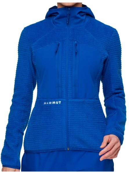 Mammut - Women's Eiger Nordwand Pro Midlayer Air Hooded - Fleecejacke Gr XS blau