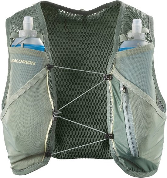 Salomon - Active Skin 4 Set - Laufweste Gr L oliv