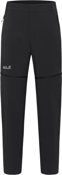 Jack Wolfskin - Hikeout Zip Away Pants - Trekkinghose Gr 58 - Short schwarz