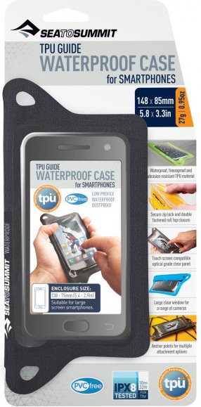 Sea to Summit - TPU Guide Waterproof Case for Smartphones - Schutzhülle Gr XL schwarz