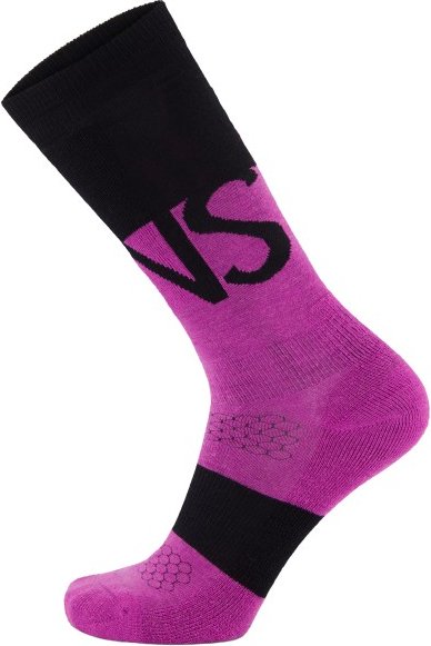 Thumbnail - Mons Royale - Ultra Cushion Merino Snow Sock - Skisocken Gr S lila